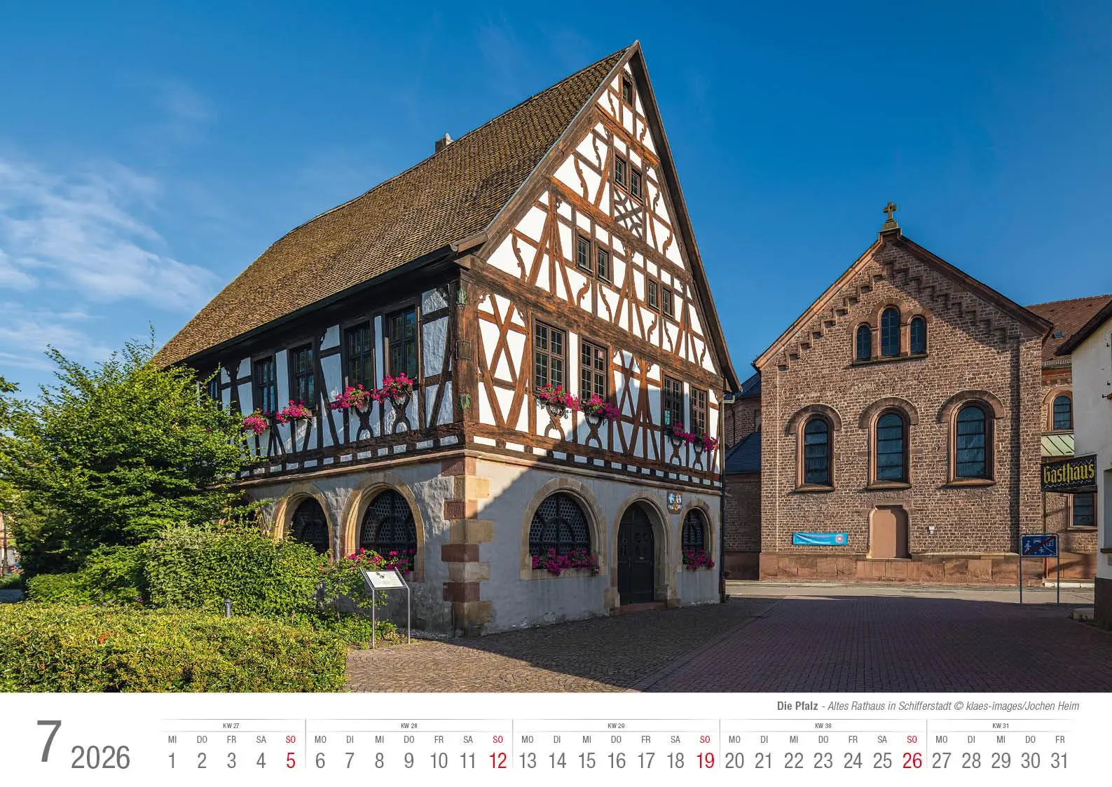 Bild: 9783965352650 | Die Pfalz 2026 Bildkalender A3 Spiralbindung | Holger Klaes | Kalender