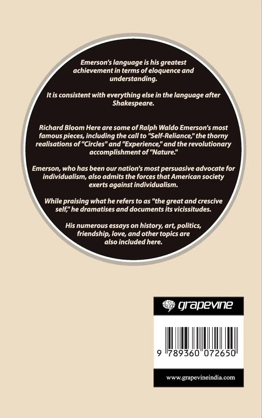 Rückseite: 9789360072650 | Emerson's Essays | The Complete First &amp; Second Series | Emerson | Buch