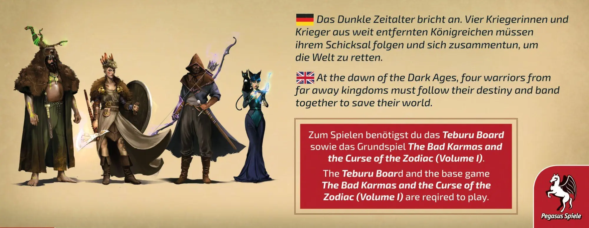 Bild: 4250231742750 | Teburu: The Bad Karmas and the Curse of the Zodiac: The Dark Ages...