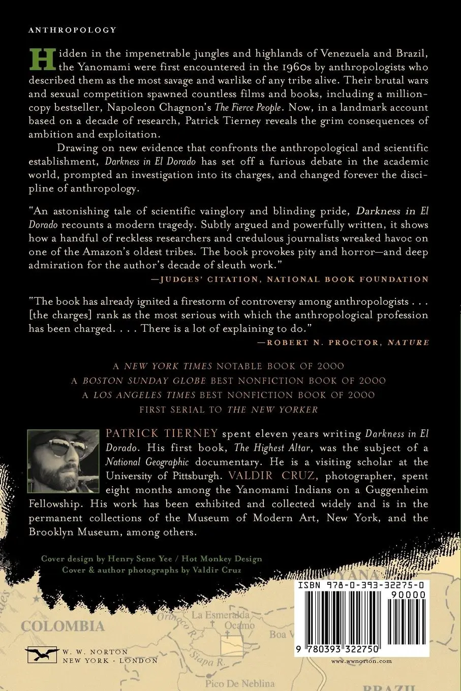 Rückseite: 9780393322750 | Darkness in El Dorado | Patrick Tierney | Taschenbuch | Englisch