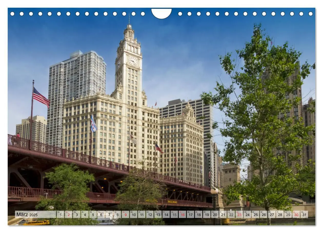 Bild: 9783435692750 | CHICAGO Stadtzentrum (Wandkalender 2025 DIN A4 quer), CALVENDO...
