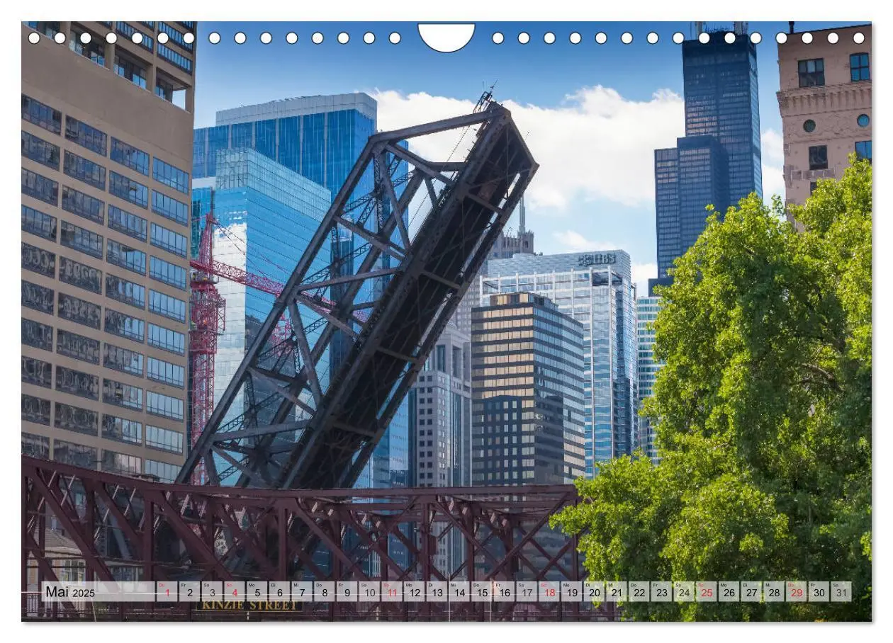 Bild: 9783435692750 | CHICAGO Stadtzentrum (Wandkalender 2025 DIN A4 quer), CALVENDO...