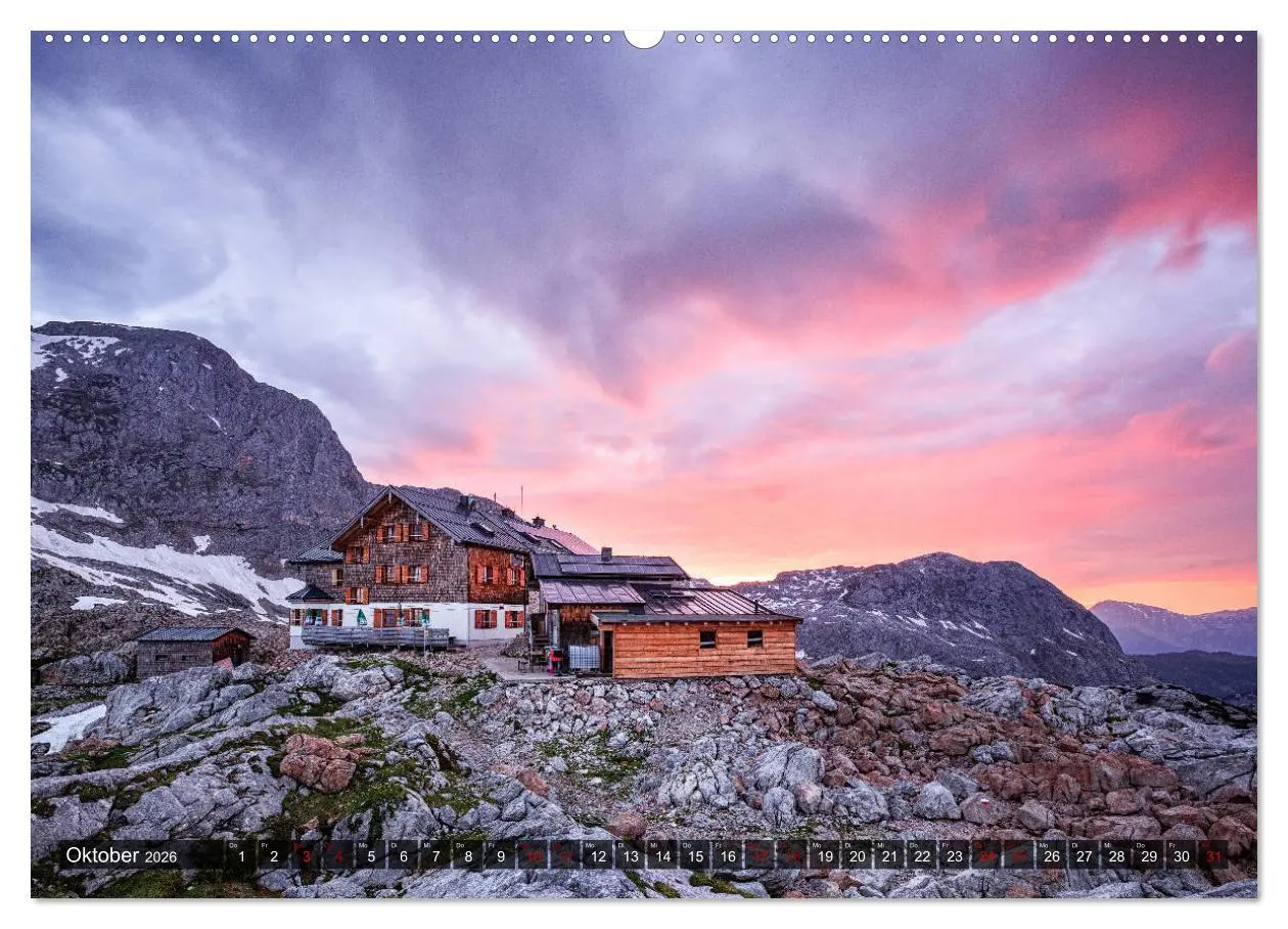 Bild: 9783457922750 | Hüttenzauber: Berghütten in den Alpen (Wandkalender 2026 DIN A2...