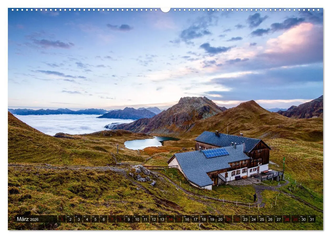 Bild: 9783457922750 | Hüttenzauber: Berghütten in den Alpen (Wandkalender 2026 DIN A2...