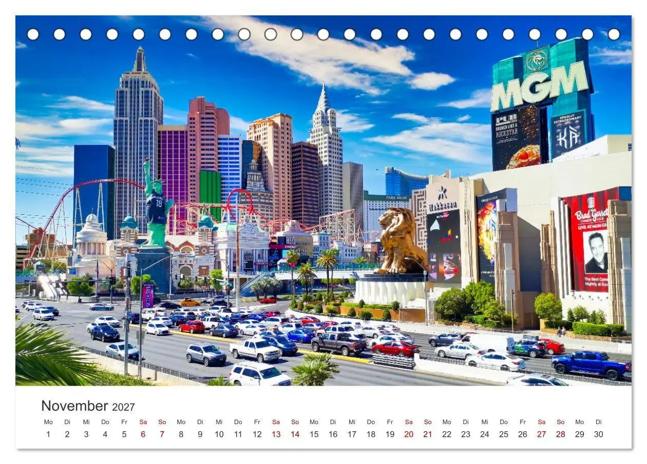 Bild: 9783569342750 | Las Vegas - Die Hauptstadt der Unterhaltung. (Tischkalender 2027...