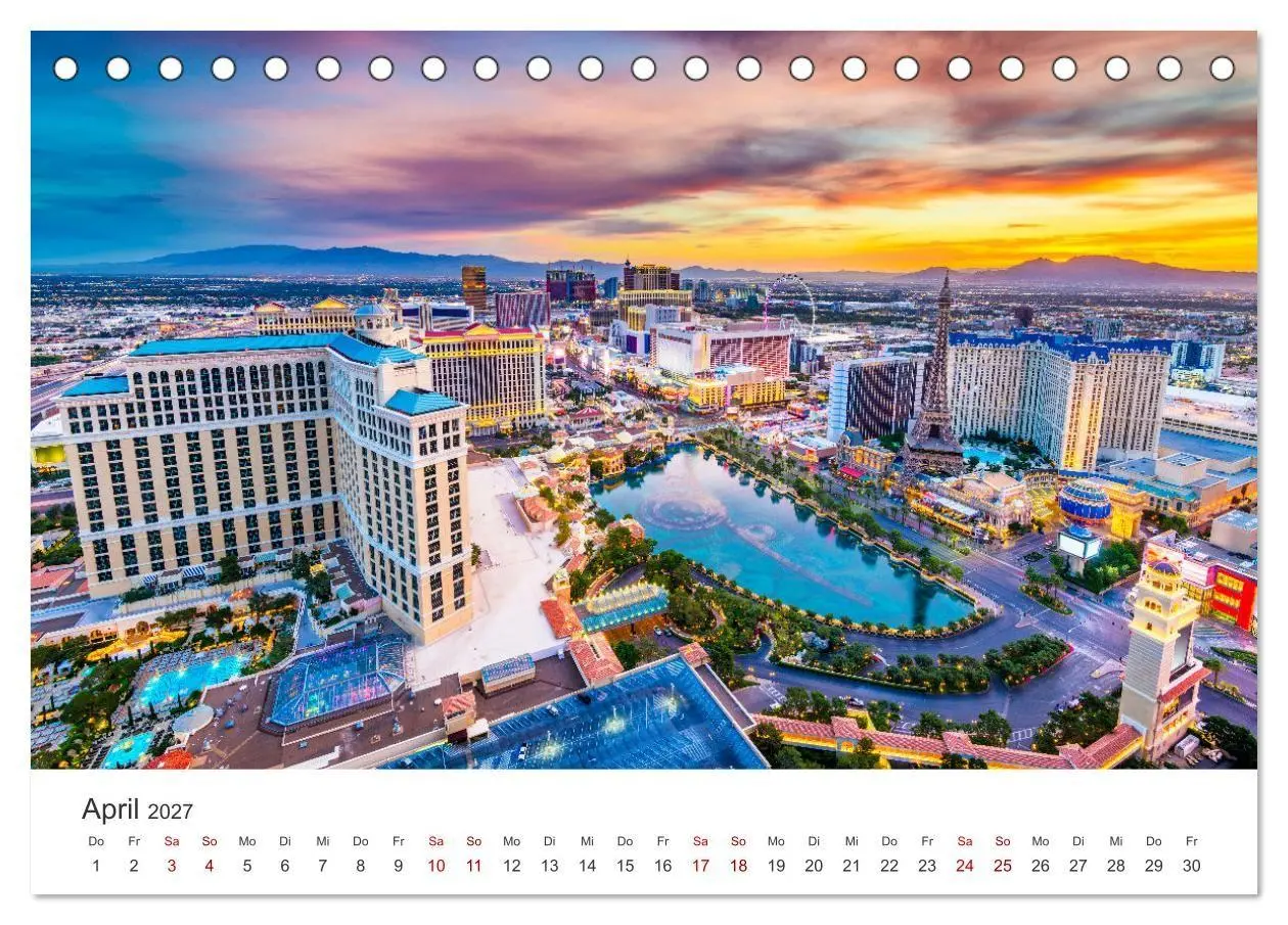 Bild: 9783569342750 | Las Vegas - Die Hauptstadt der Unterhaltung. (Tischkalender 2027...
