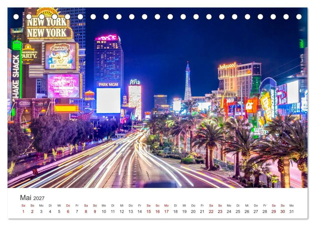 Bild: 9783569342750 | Las Vegas - Die Hauptstadt der Unterhaltung. (Tischkalender 2027...