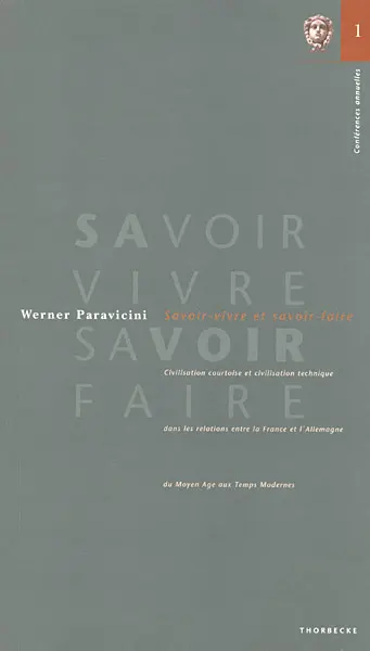 Cover: 9783799572750 | Savoir-vivre et savoir-faire | Werner Paravicini (u. a.) | Taschenbuch