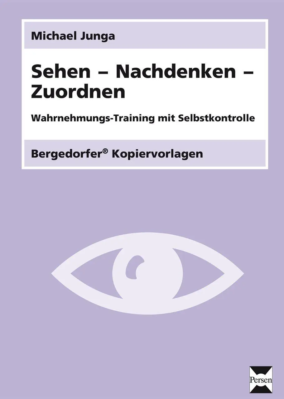 Cover: 9783834422750 | Sehen - Nachdenken - Zuordnen | Michael Junga | Loseblatt | 60 S.
