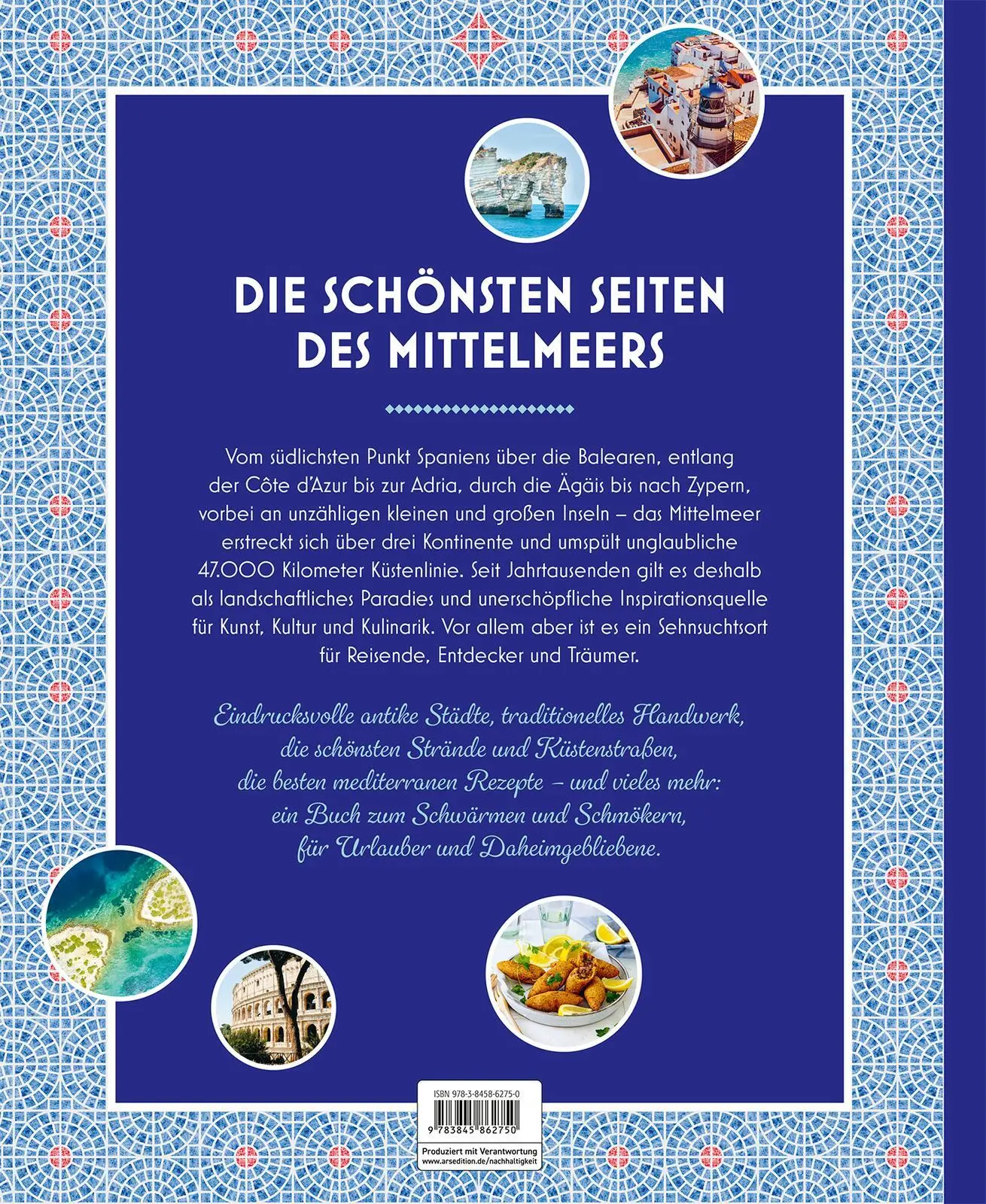 Rückseite: 9783845862750 | Ein Traum in Blau | Das große Buch vom Fernweh | Caroline Metzger