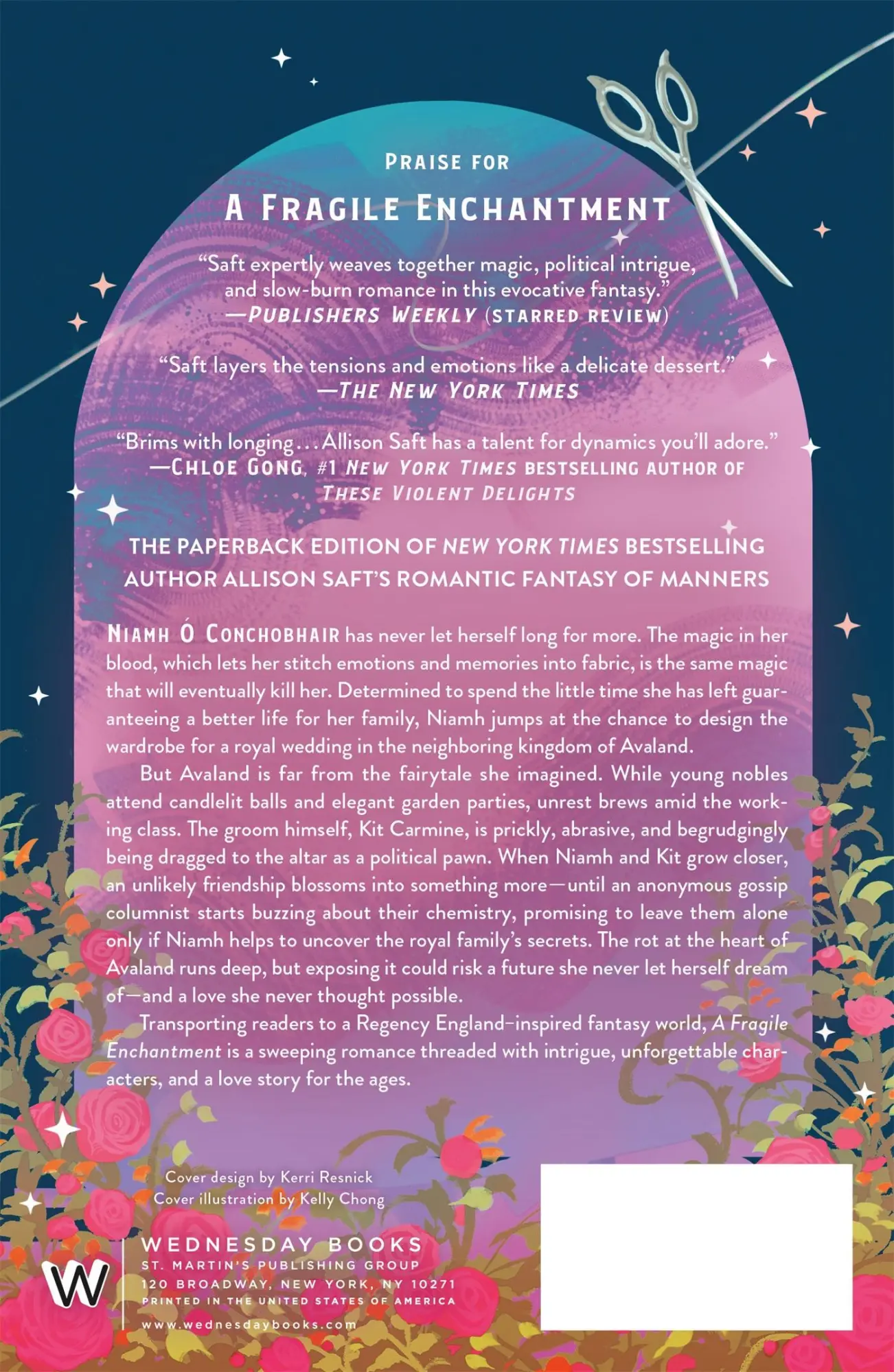 Rückseite: 9781250892850 | A Fragile Enchantment | Allison Saft | Taschenbuch | Englisch | 2025