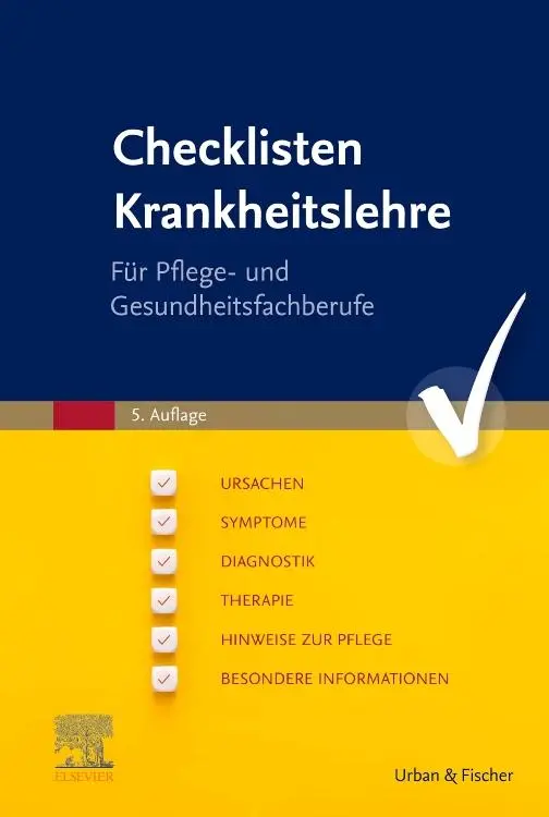 Cover: 9783437282850 | Checklisten Krankheitslehre | Für Pflege und Gesundheitsfachberufe