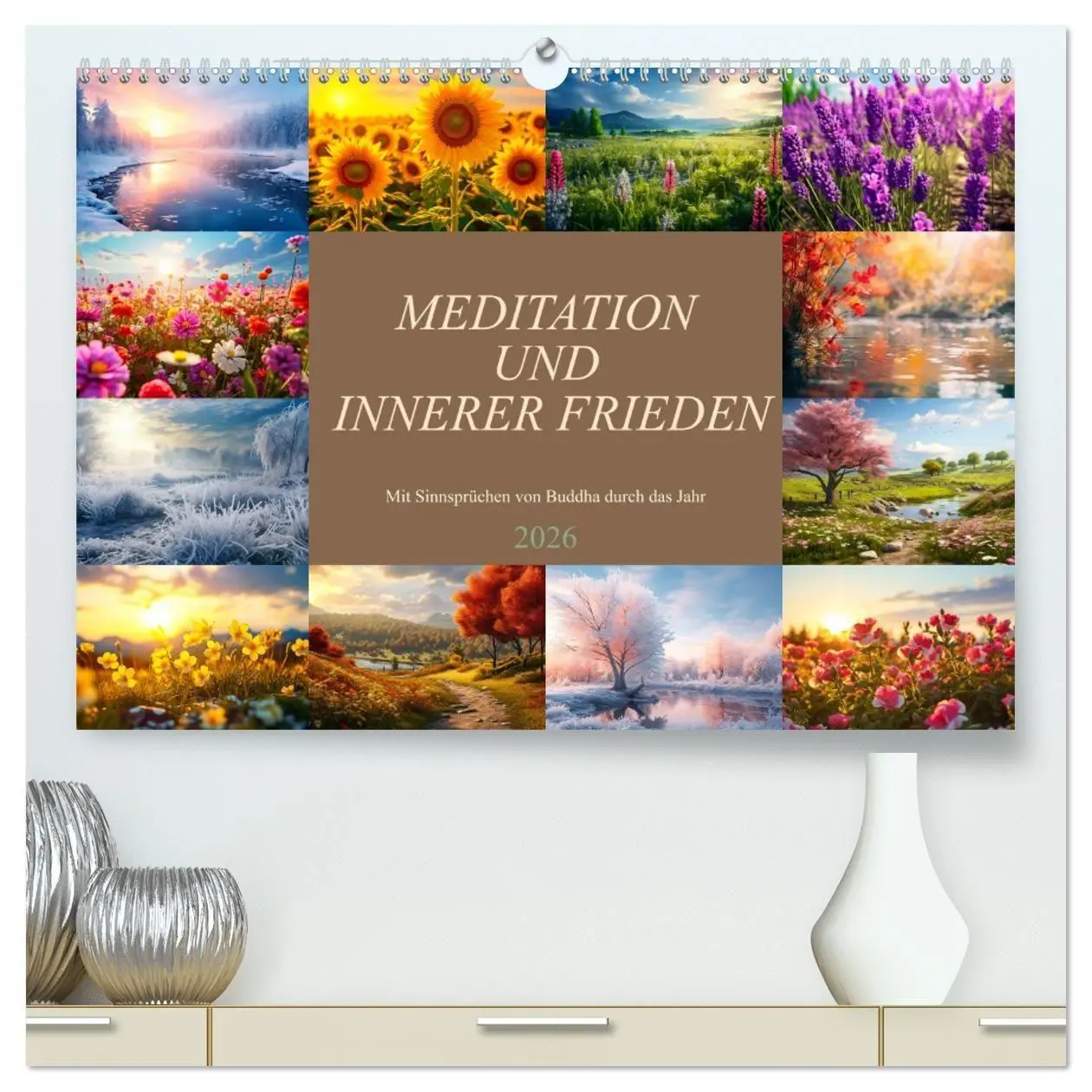 Cover: 9783457532850 | Meditation und innerer Frieden (hochwertiger Premium Wandkalender...