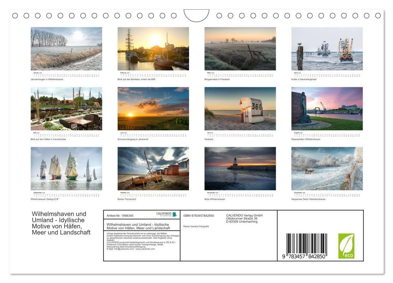 Bild: 9783457842850 | Wilhelmshaven und Umland - Idyllische Motive von Häfen, Meer und...