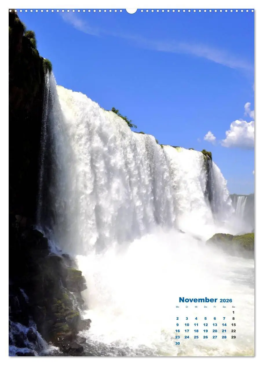 Bild: 9783516482850 | Wasserfälle Südamerikas - Iguazu Wasserfälle (Wandkalender 2026 DIN...