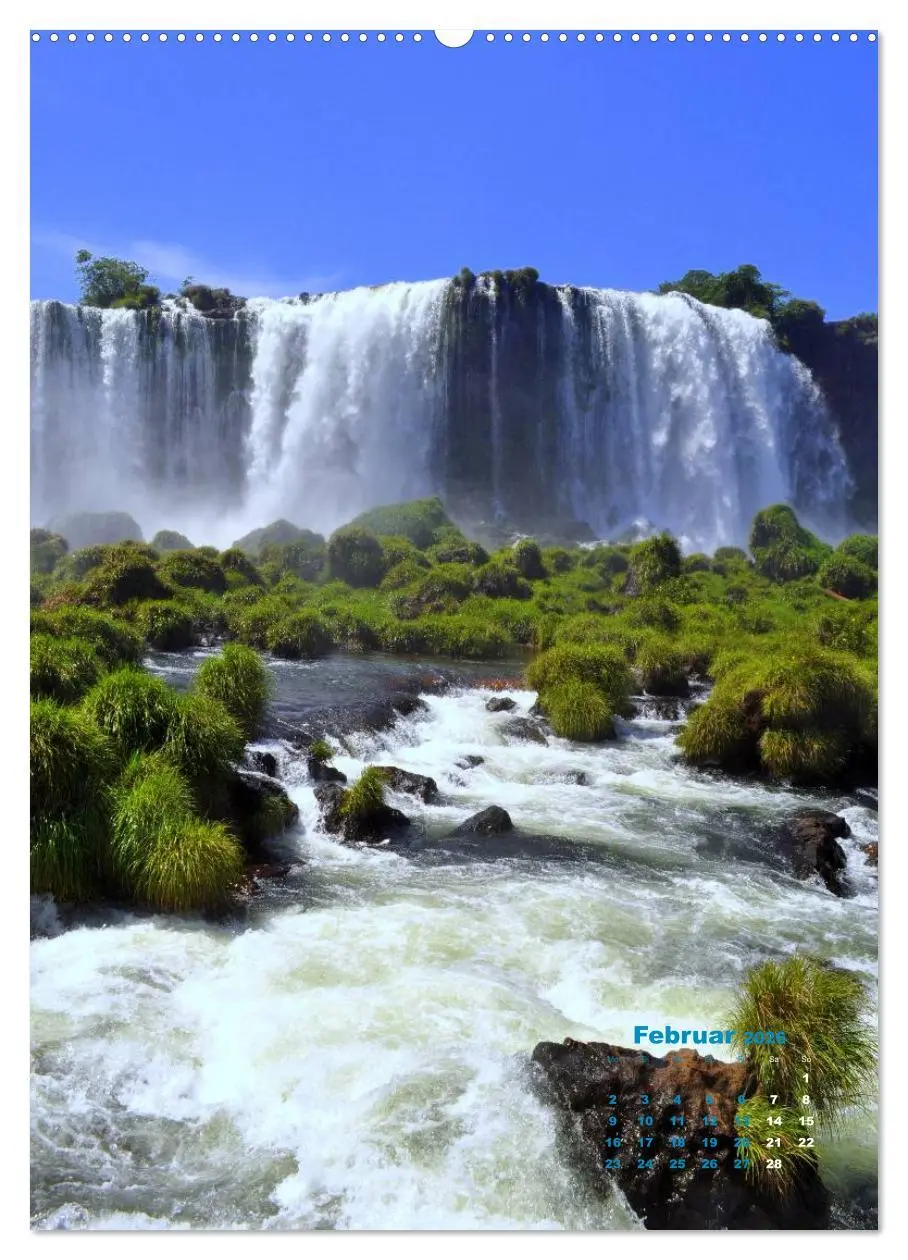 Bild: 9783516482850 | Wasserfälle Südamerikas - Iguazu Wasserfälle (Wandkalender 2026 DIN...