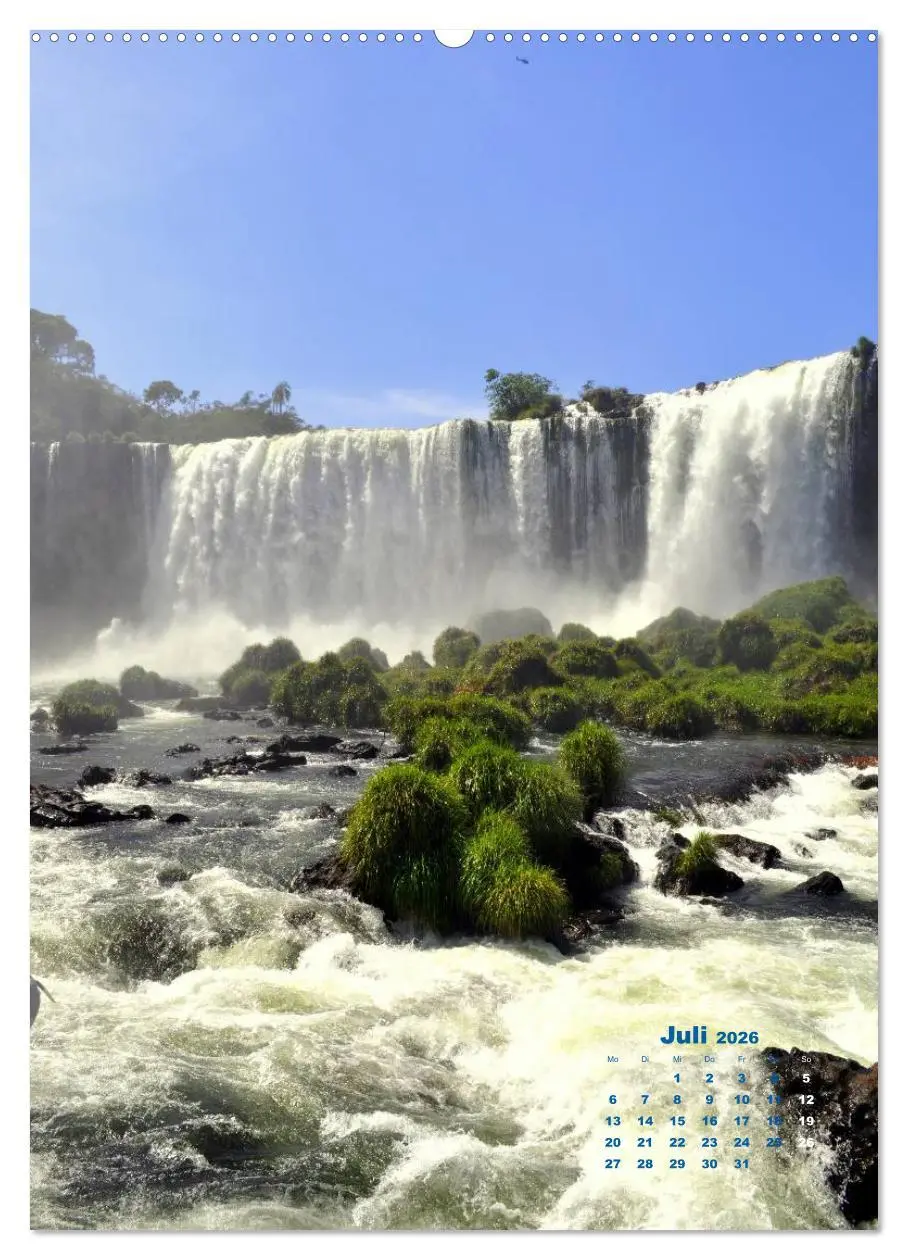 Bild: 9783516482850 | Wasserfälle Südamerikas - Iguazu Wasserfälle (Wandkalender 2026 DIN...