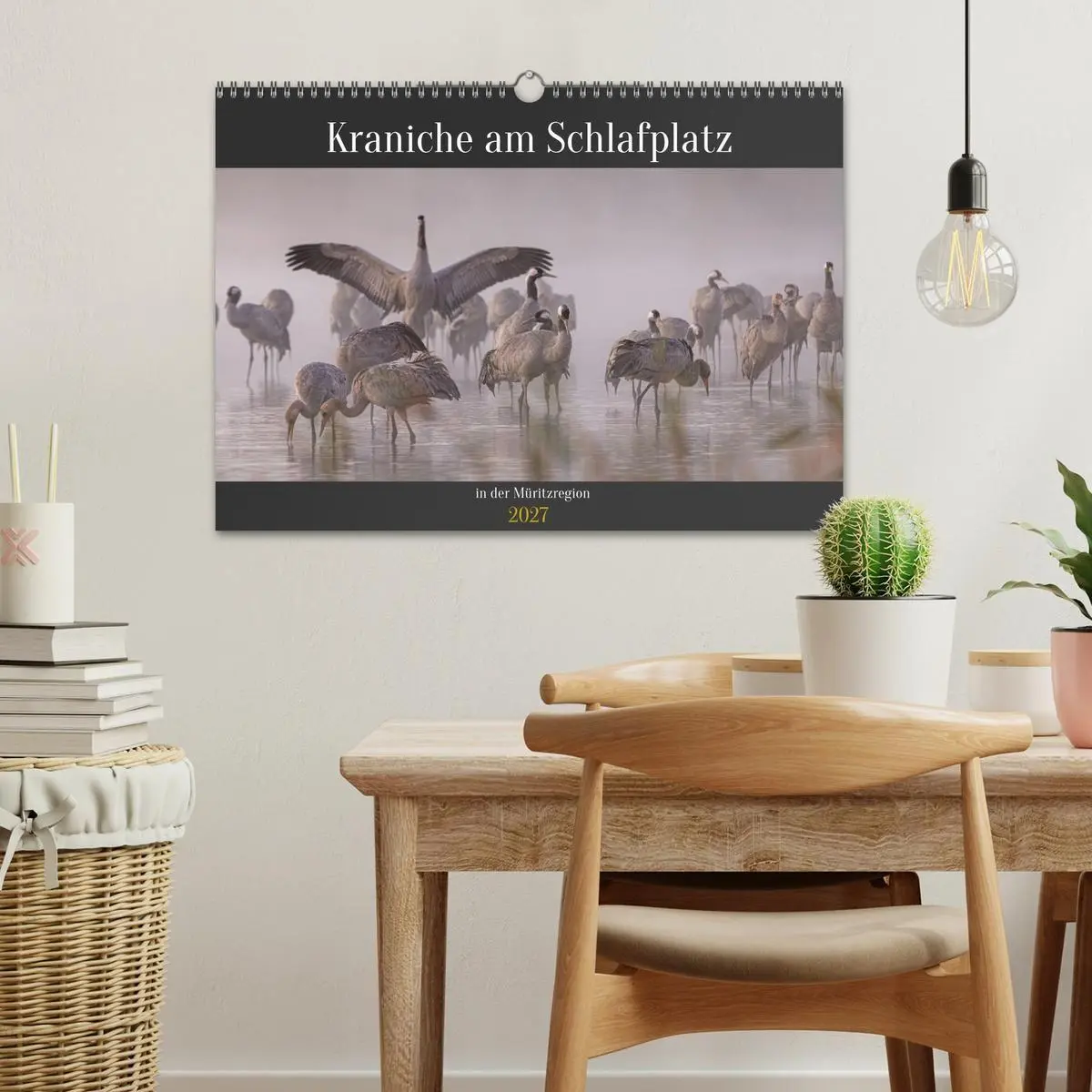 Bild: 9783594392850 | Kraniche am Schlafplatz in der Müritzregion (Wandkalender 2027 DIN...