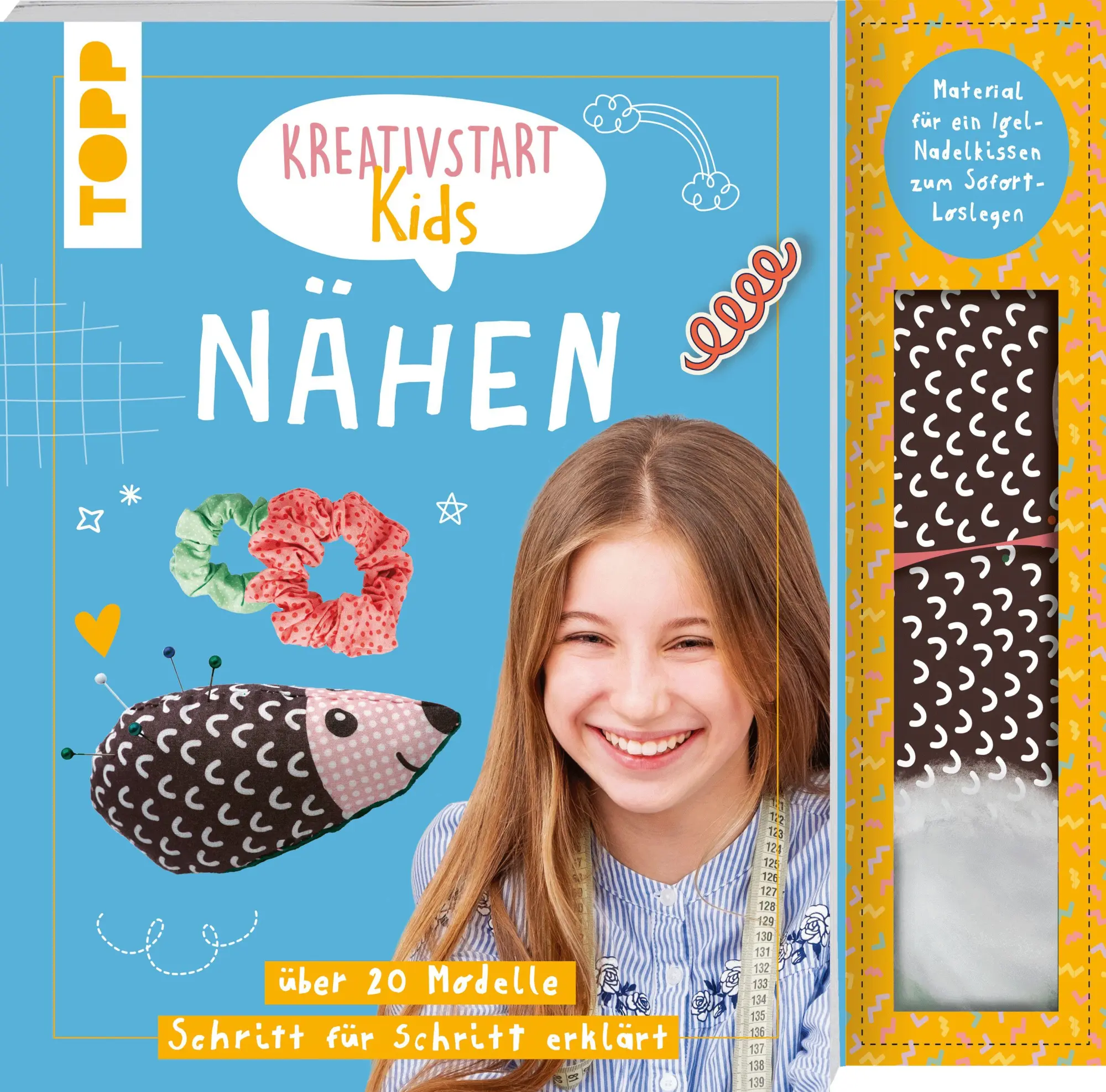 Cover: 9783735892850 | Kreativstart Kids Nähen. Anleitungsbuch und Material | Ina Andresen