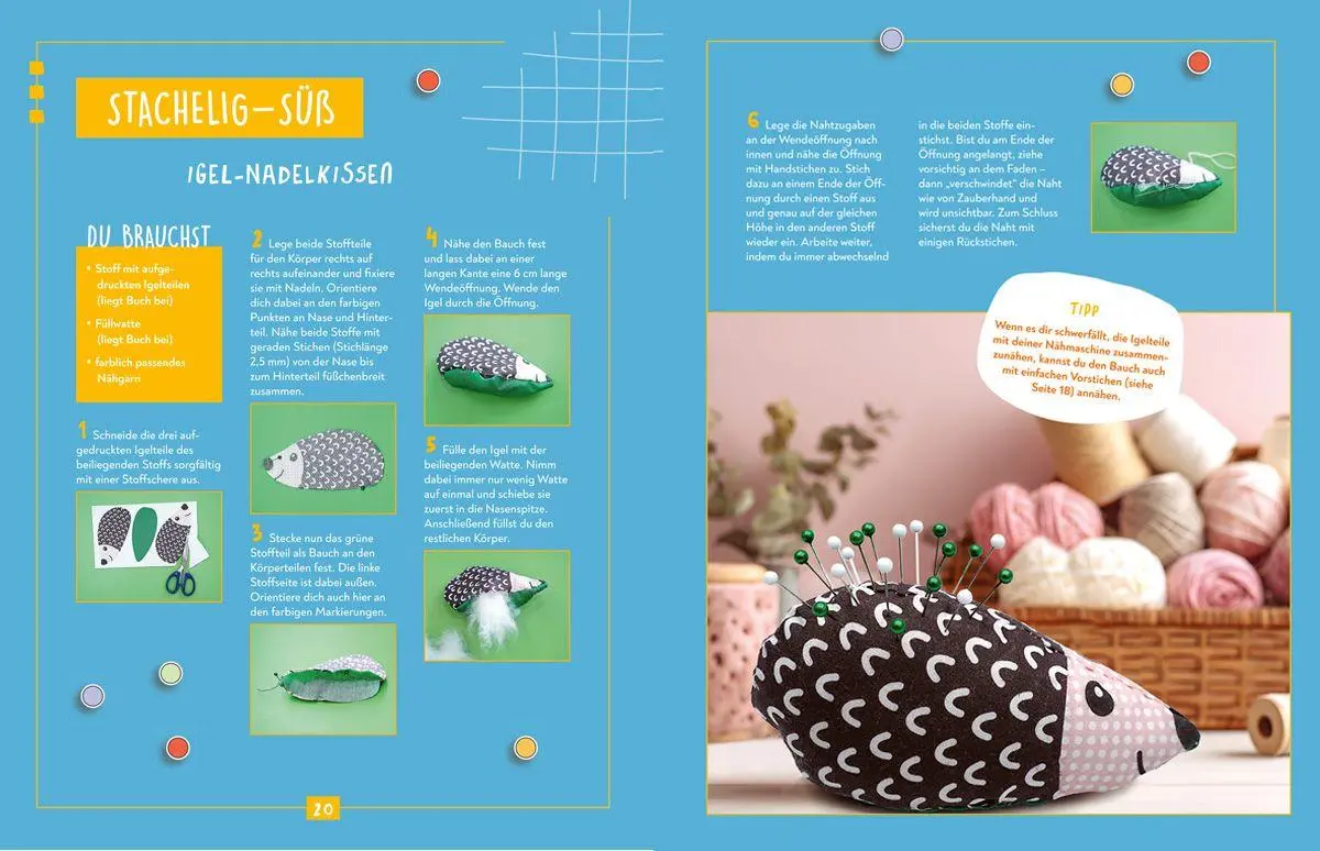 Bild: 9783735892850 | Kreativstart Kids Nähen. Anleitungsbuch und Material | Ina Andresen