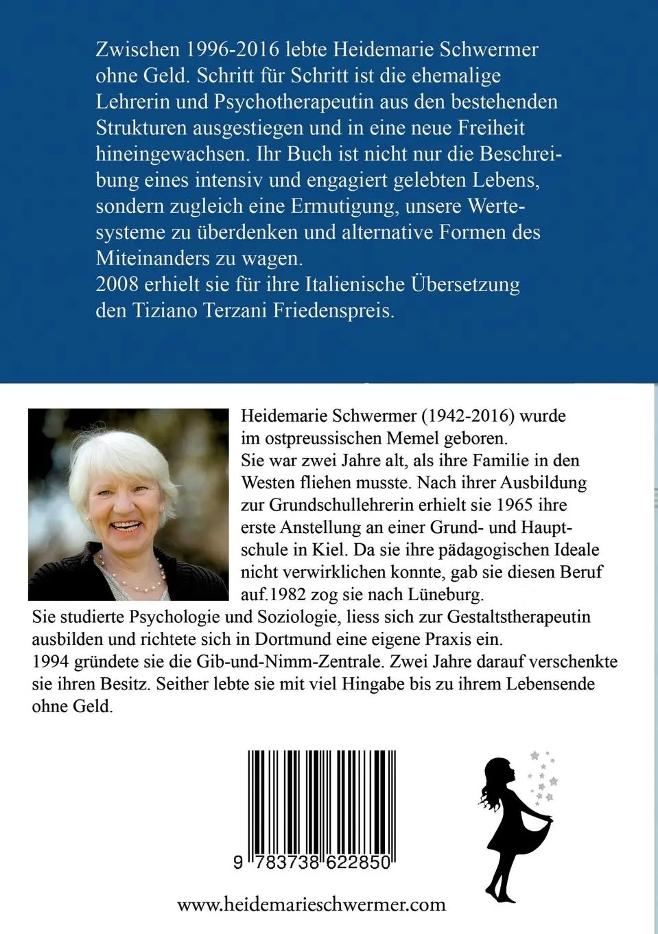 Rückseite: 9783738622850 | Das Sterntalerexperiment | Mein Leben ohne Geld | Heidemarie Schwermer