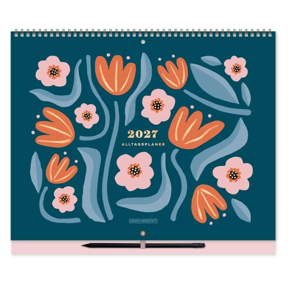 Cover: 9783986362850 | Alltagsplaner 2027 Colourful Seasons | Familienplaner | Original
