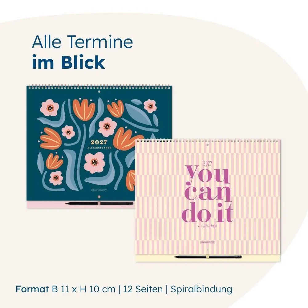 Bild: 9783986362850 | Alltagsplaner 2027 Colourful Seasons | Familienplaner | Original