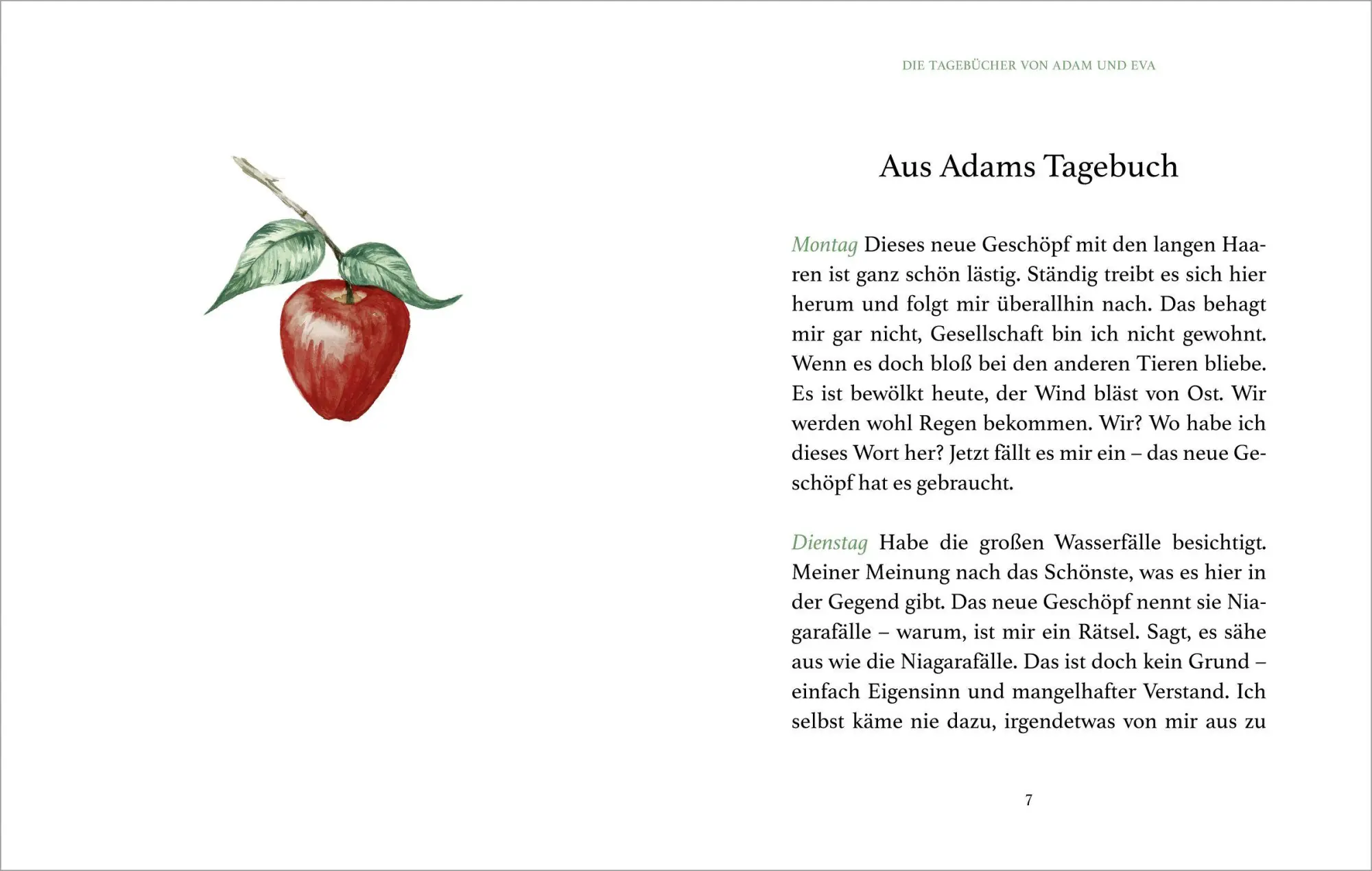 Bild: 9783451032950 | Die Tagebücher von Adam und Eva | Mark Twain | Buch | 96 S. | Deutsch