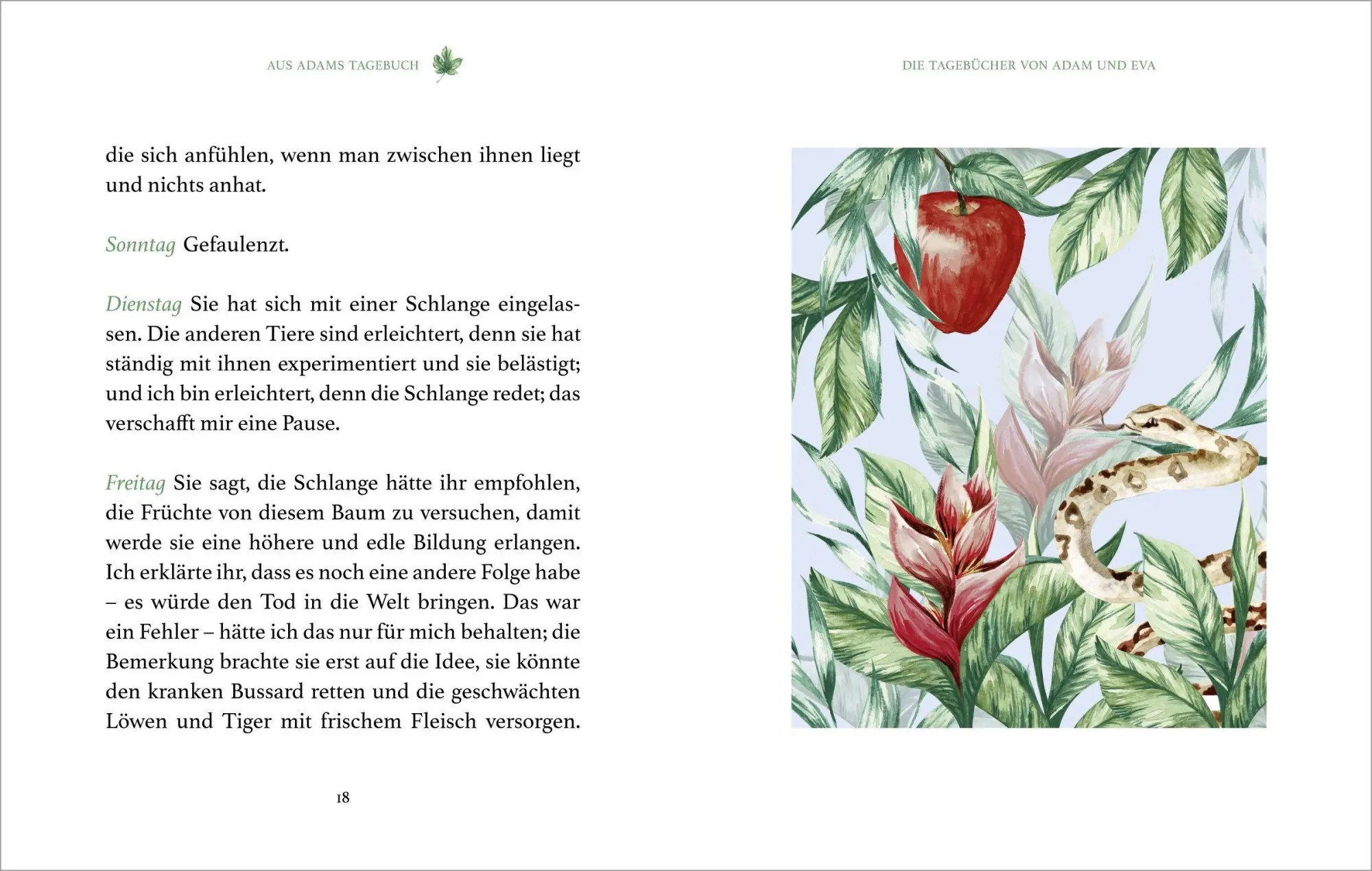 Bild: 9783451032950 | Die Tagebücher von Adam und Eva | Mark Twain | Buch | 96 S. | Deutsch