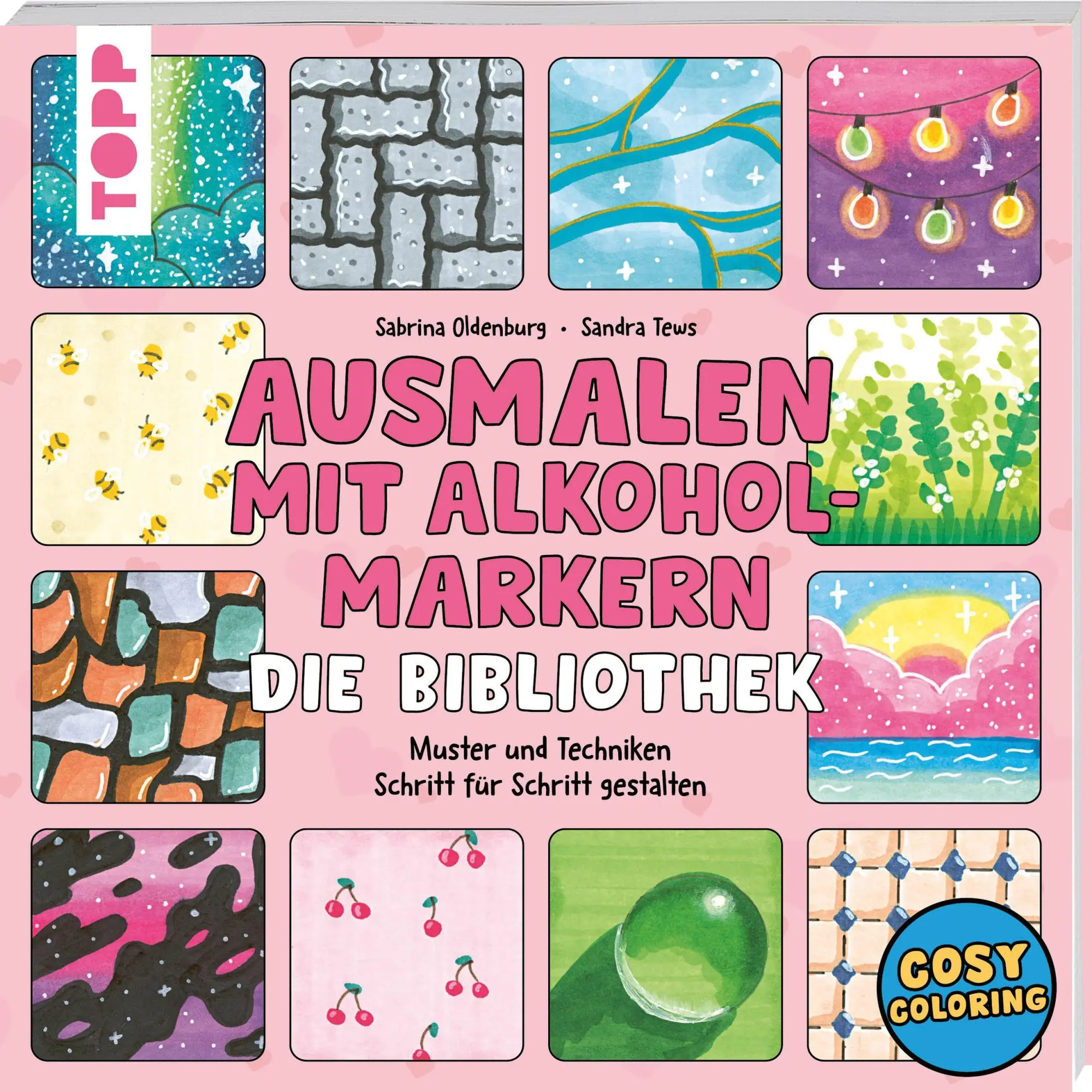 Cover: 9783735882950 | Ausmalen mit Alkoholmarkern - die Bibliothek | Oldenburg (u. a.)