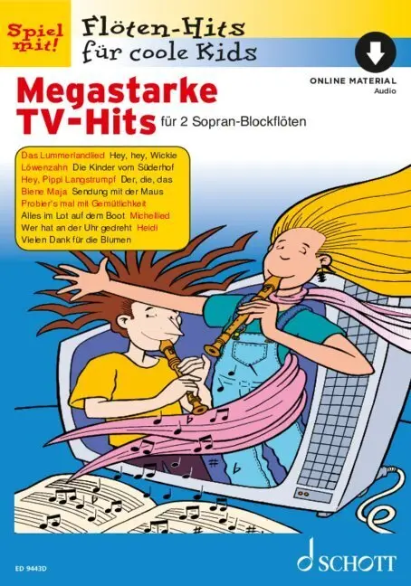 Cover: 9783795732950 | Megastarke TV-Hits | Band 1. 1-2 Sopran-Blockflöten. | Broschüre