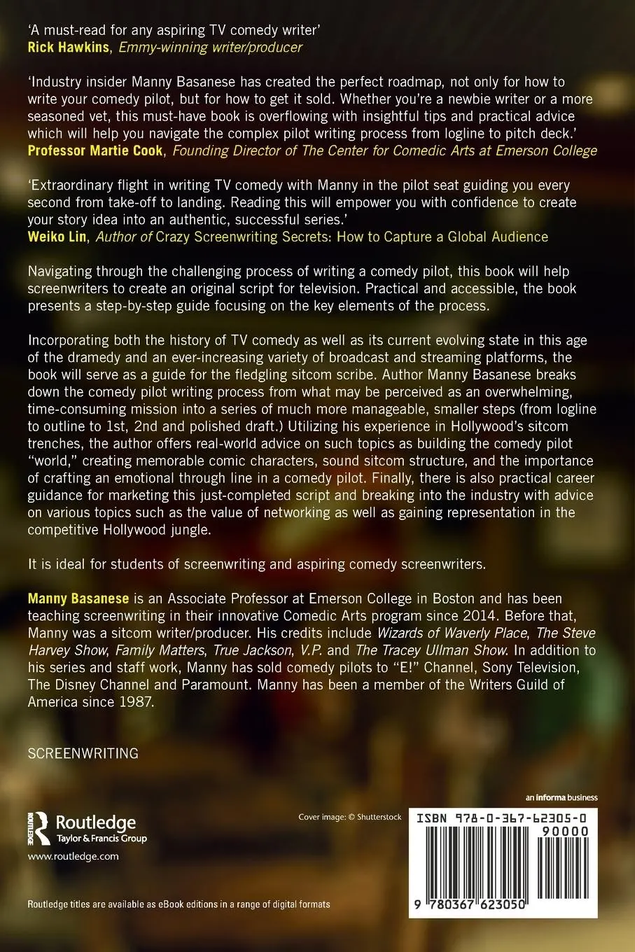 Rückseite: 9780367623050 | Writing the Comedy Pilot Script | Manny Basanese | Taschenbuch | 2021