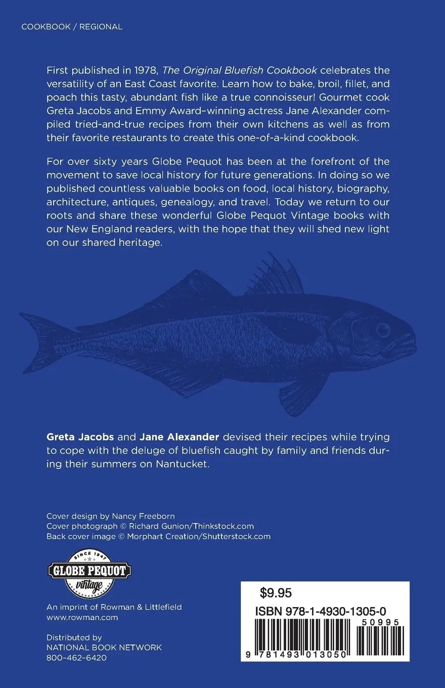 Rückseite: 9781493013050 | The Original Bluefish Cookbook | Delicious Ways to Deal with the Blues