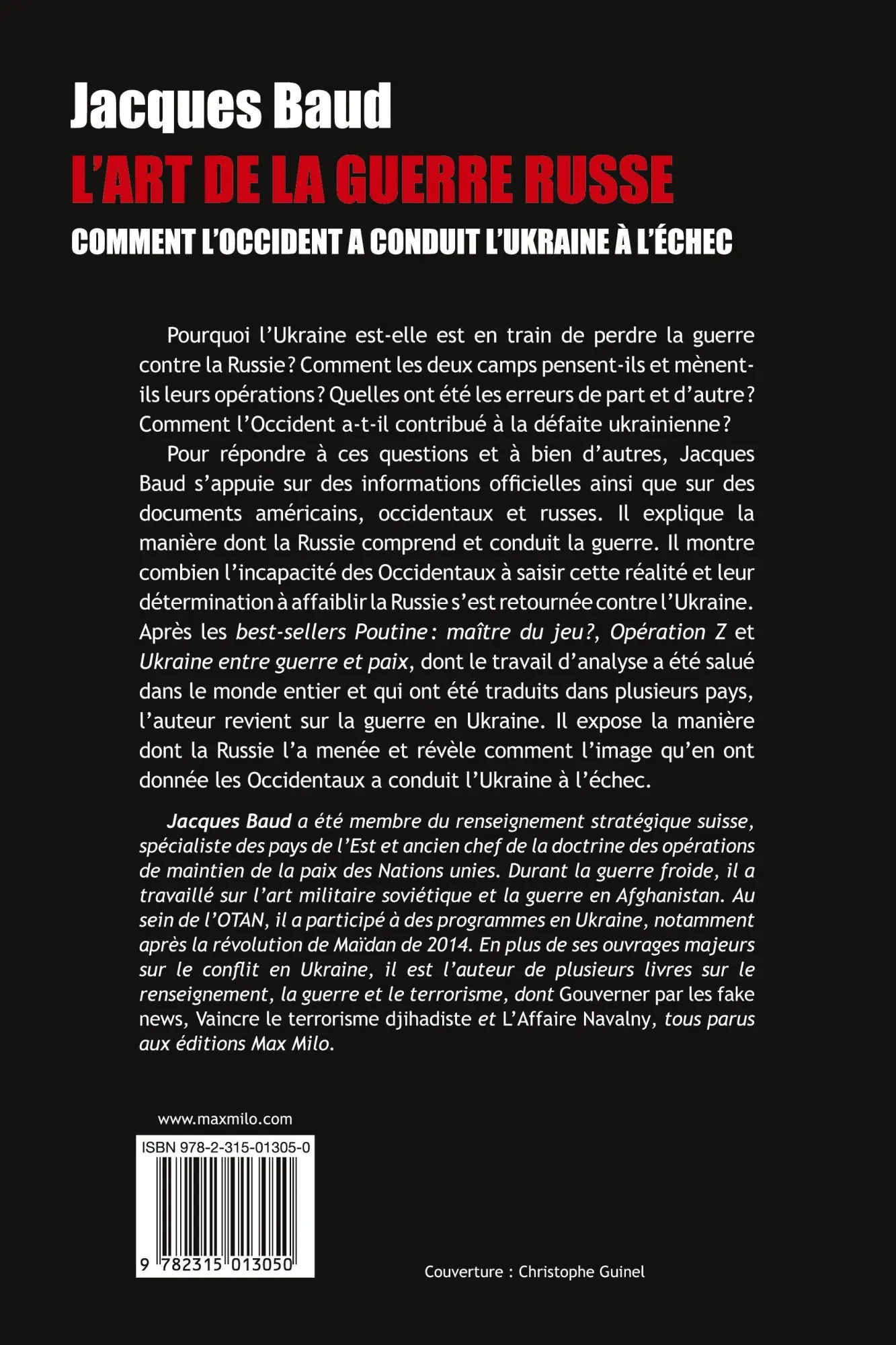 Rückseite: 9782315013050 | L'art de la guerre russe | Jacques Baud | Taschenbuch | Französisch