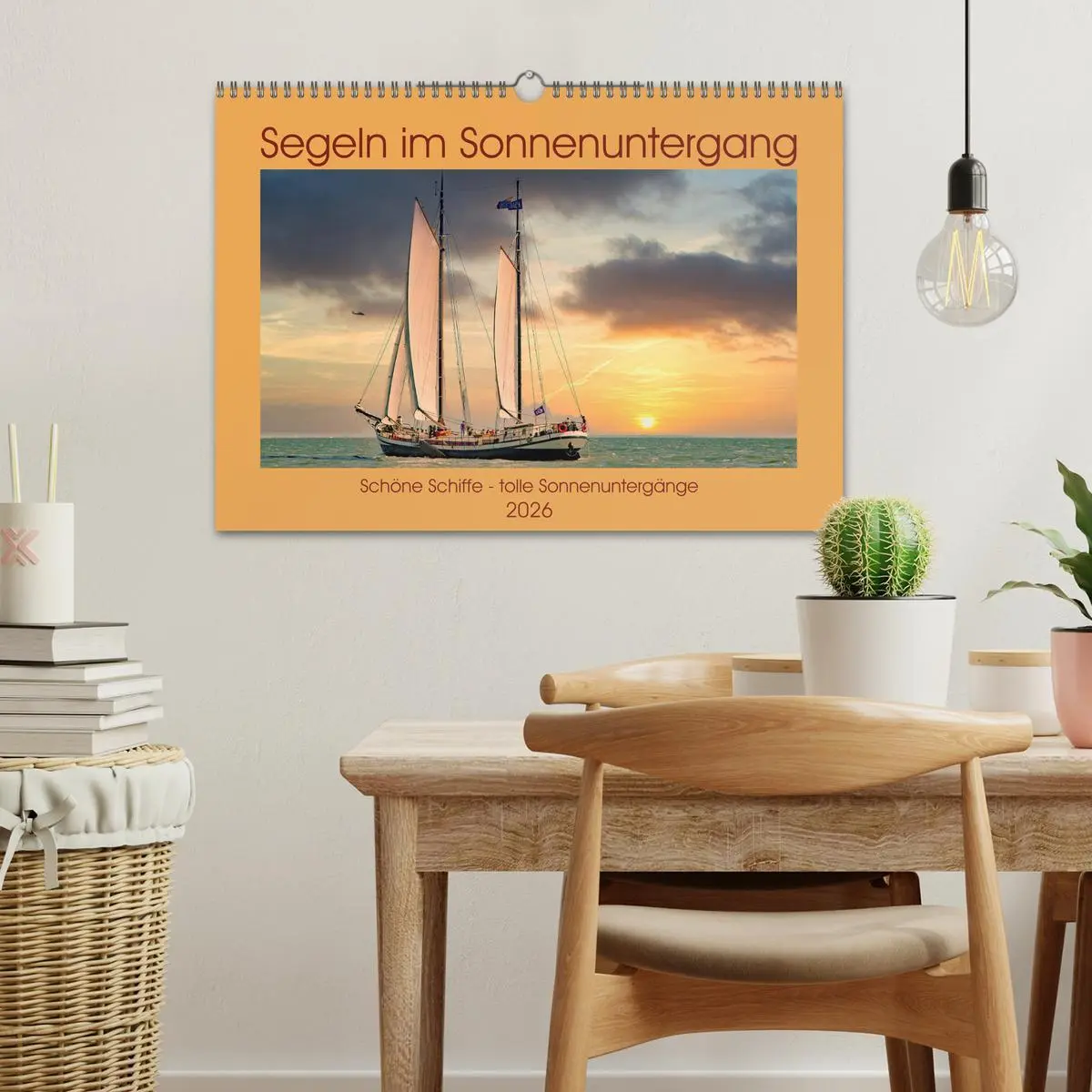 Bild: 9783457723050 | Segeln im Sonnenuntergang (Wandkalender 2026 DIN A3 quer), CALVENDO...