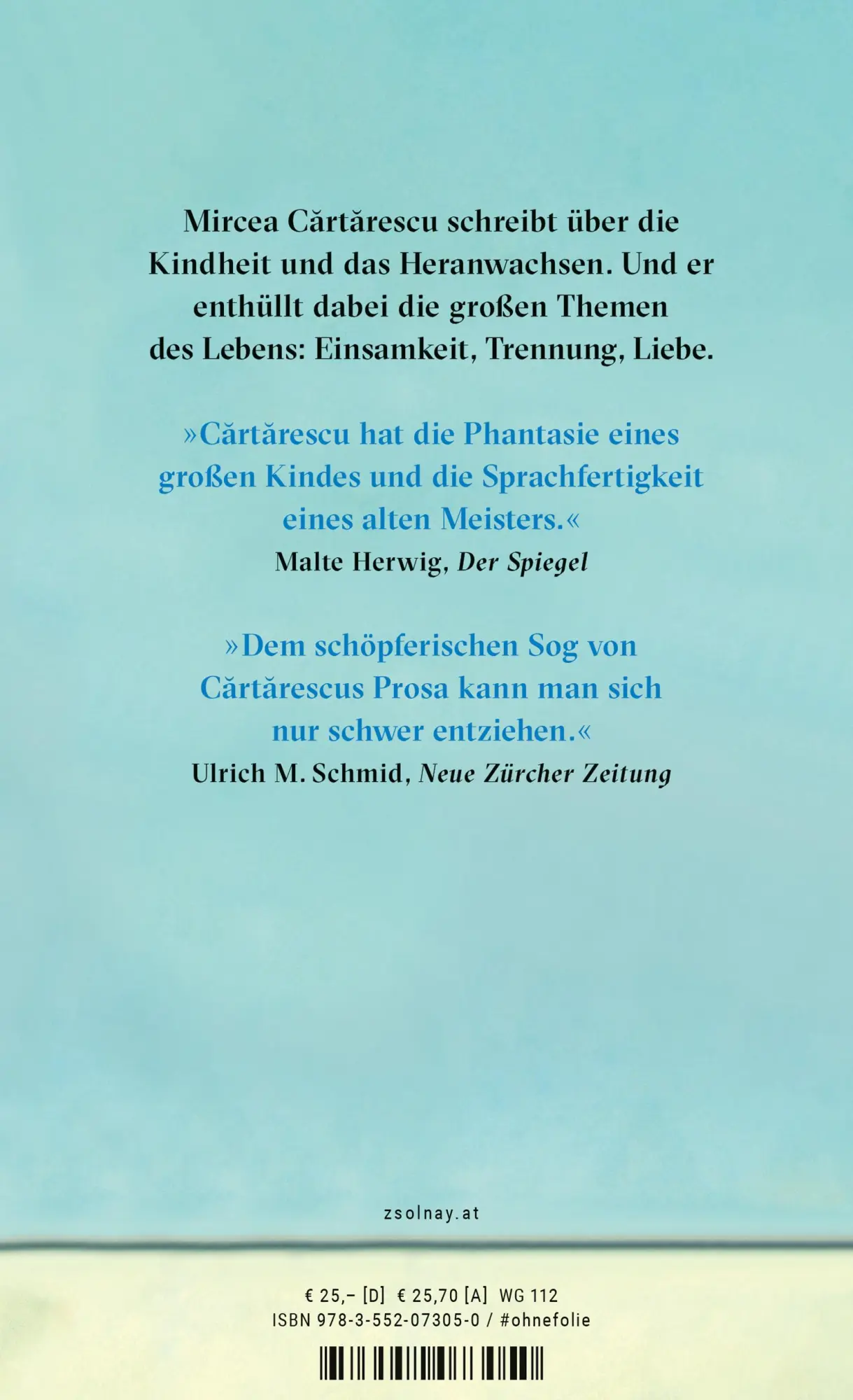 Bild: 9783552073050 | Melancolia | Erzählungen | Mircea Cartarescu | Buch | 272 S. | Deutsch