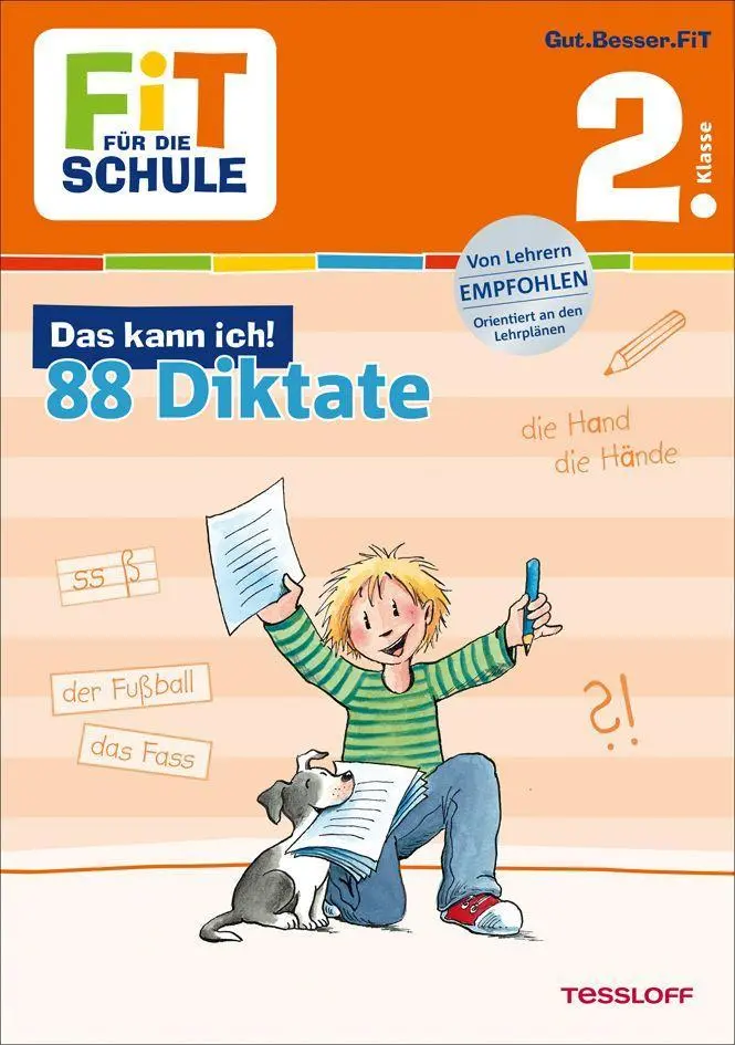 Cover: 9783788623050 | 88 Diktate 2. Klasse | Fit für die Schule, Das kann ich! | Essers Cover: 9783788623050 | 88 Diktate 2. Klasse | Fit für die Schule, Das kann ich! | Essers