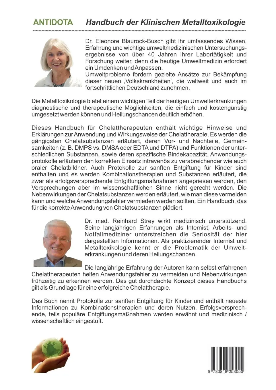 Rückseite: 9783848253050 | Antidota | Handbuch der Klinischen Metalltoxikologie | Taschenbuch