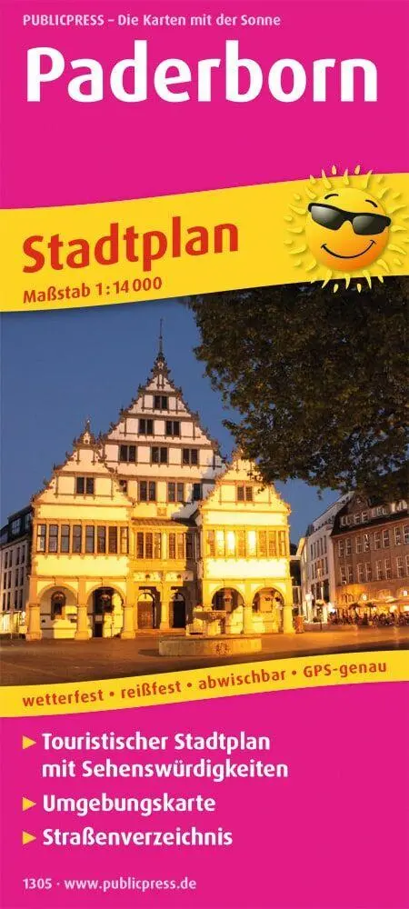 Cover: 9783961323050 | Paderborn 1 : 14 000 | (Land-)Karte | Stadtplan (PUBLICPRESS) | 2018