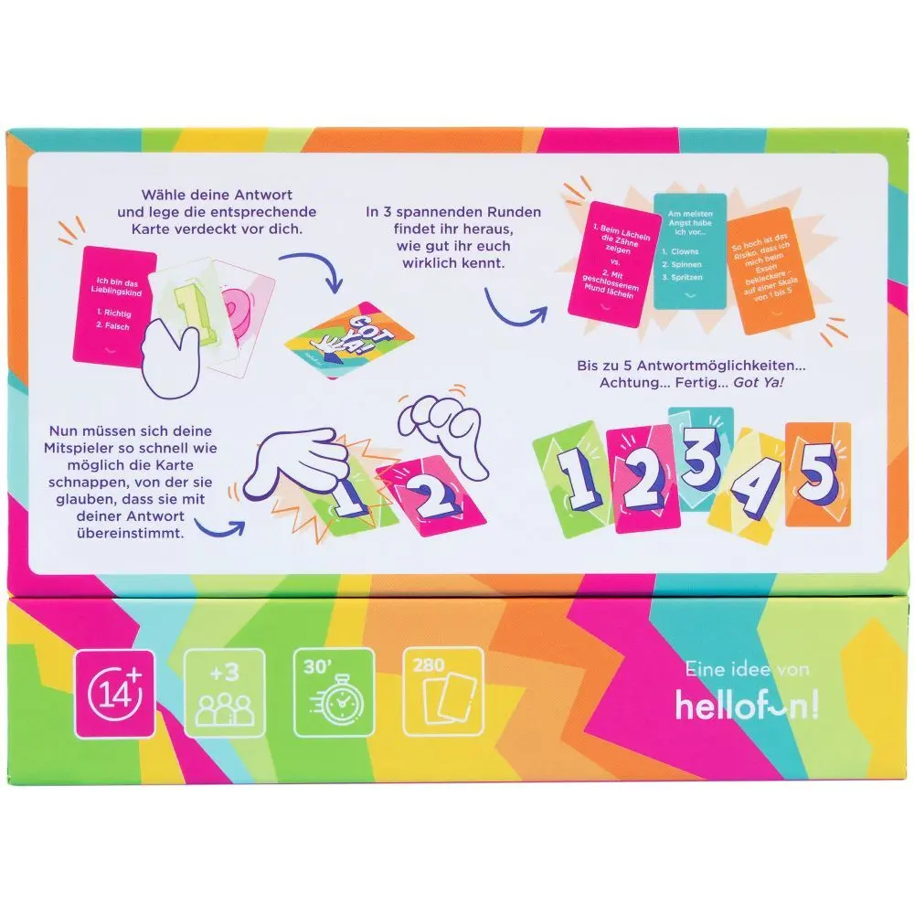 Bild: 8435498603150 | Got Ya! (Spiel) | Spiel | In Karton | 603150 | Deutsch | 2024 | Huch
