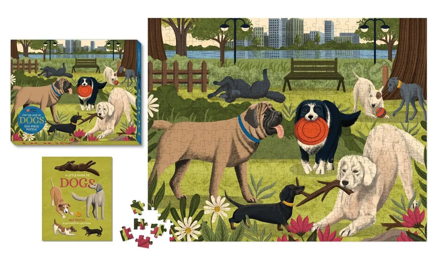 Cover: 9780762483150 | For the Love of Dogs 500-Piece Puzzle | Meg Freitag | Spiel | Gebunden