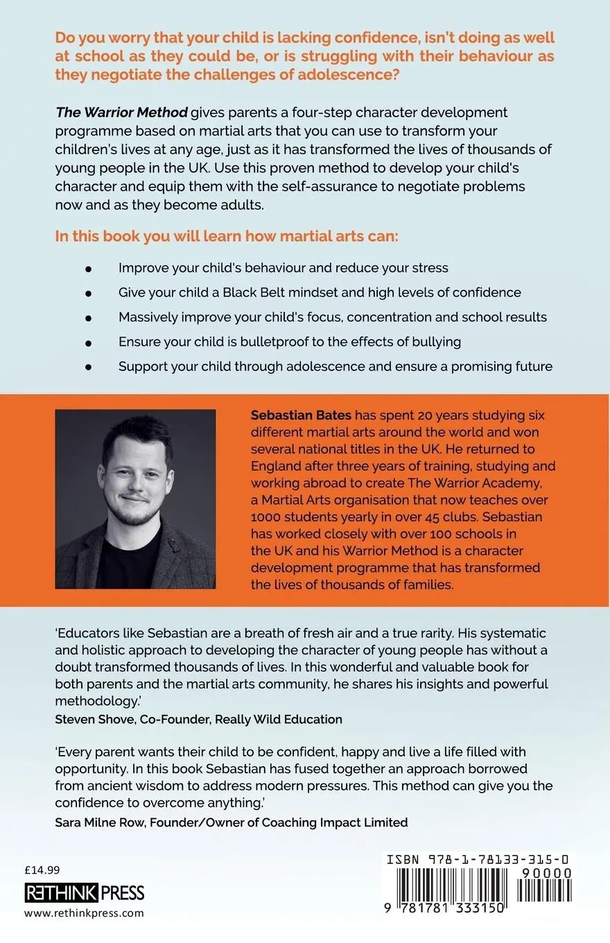 Rückseite: 9781781333150 | The Warrior Method | Sebastian Bates | Taschenbuch | Englisch | 2018