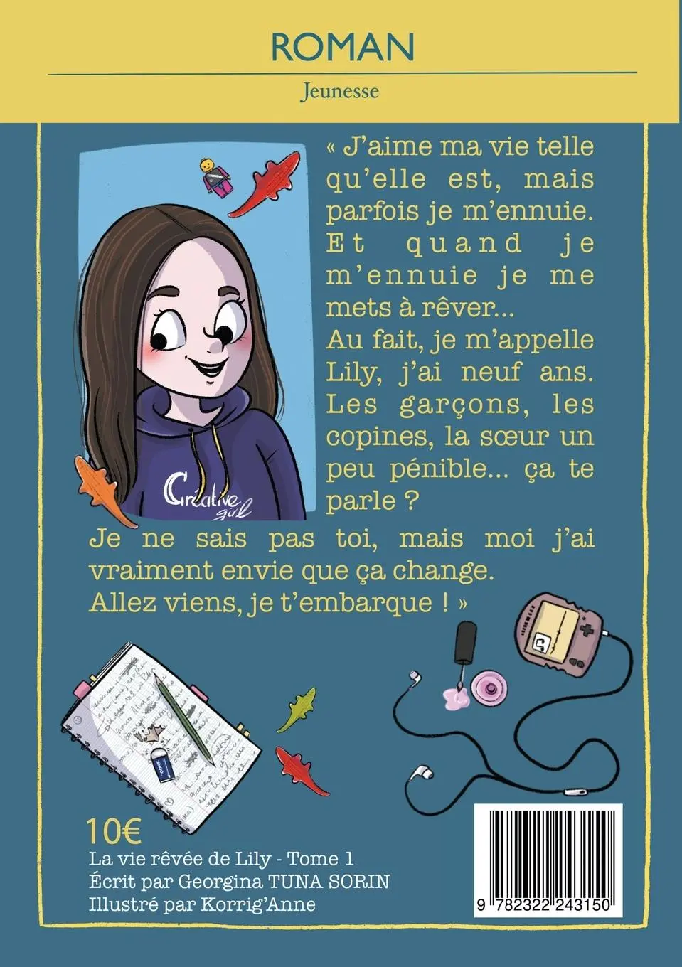 Rückseite: 9782322243150 | La vie rêvée de Lily | Tome 1 | Georgina Tuna Sorin (u. a.) | Buch