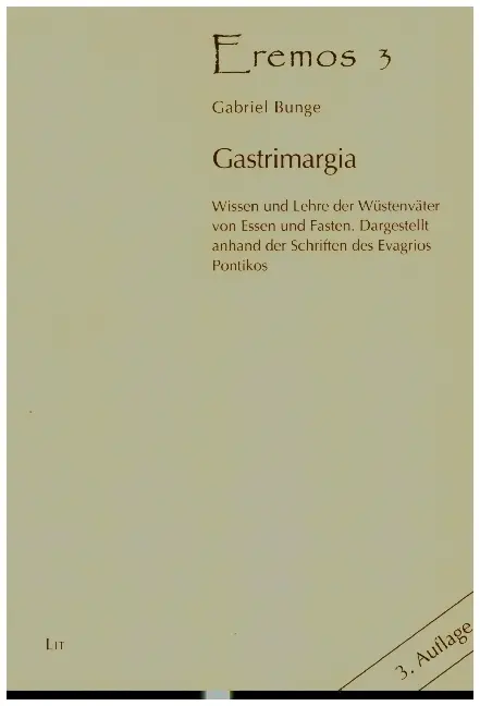 Cover: 9783643143150 | Gastrimargia | Gabriel Bunge | Taschenbuch | 136 S. | Deutsch | 2019