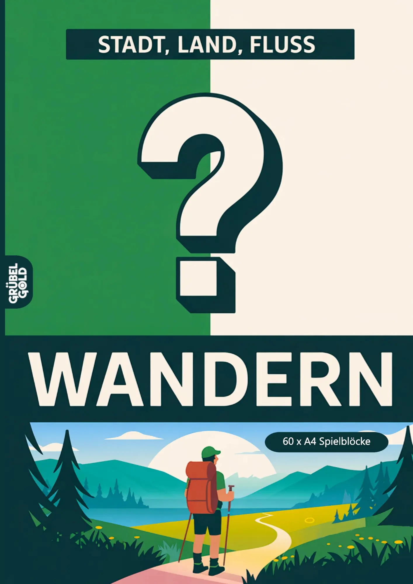 Cover: 9783693193150 | Stadt, Land, Fluss, Wandern | Grübelgold Rätselhefte | Taschenbuch
