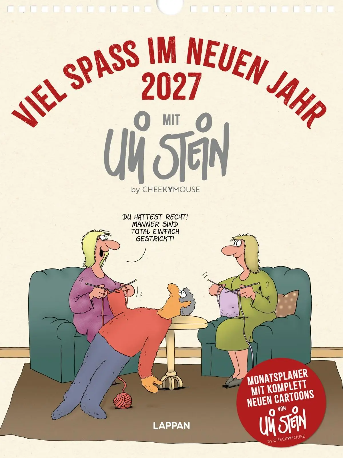 Cover: 9783830323150 | Viel Spaß im neuen Jahr 2027 mit Uli Stein: Monatsplaner mit...