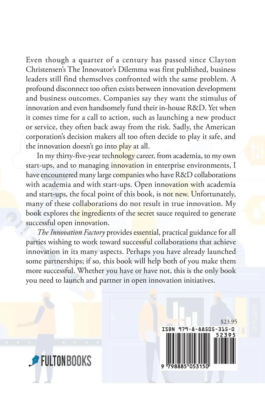 Rückseite: 9798885053150 | The Innovation Factory | Prith Banerjee | Taschenbuch | Englisch
