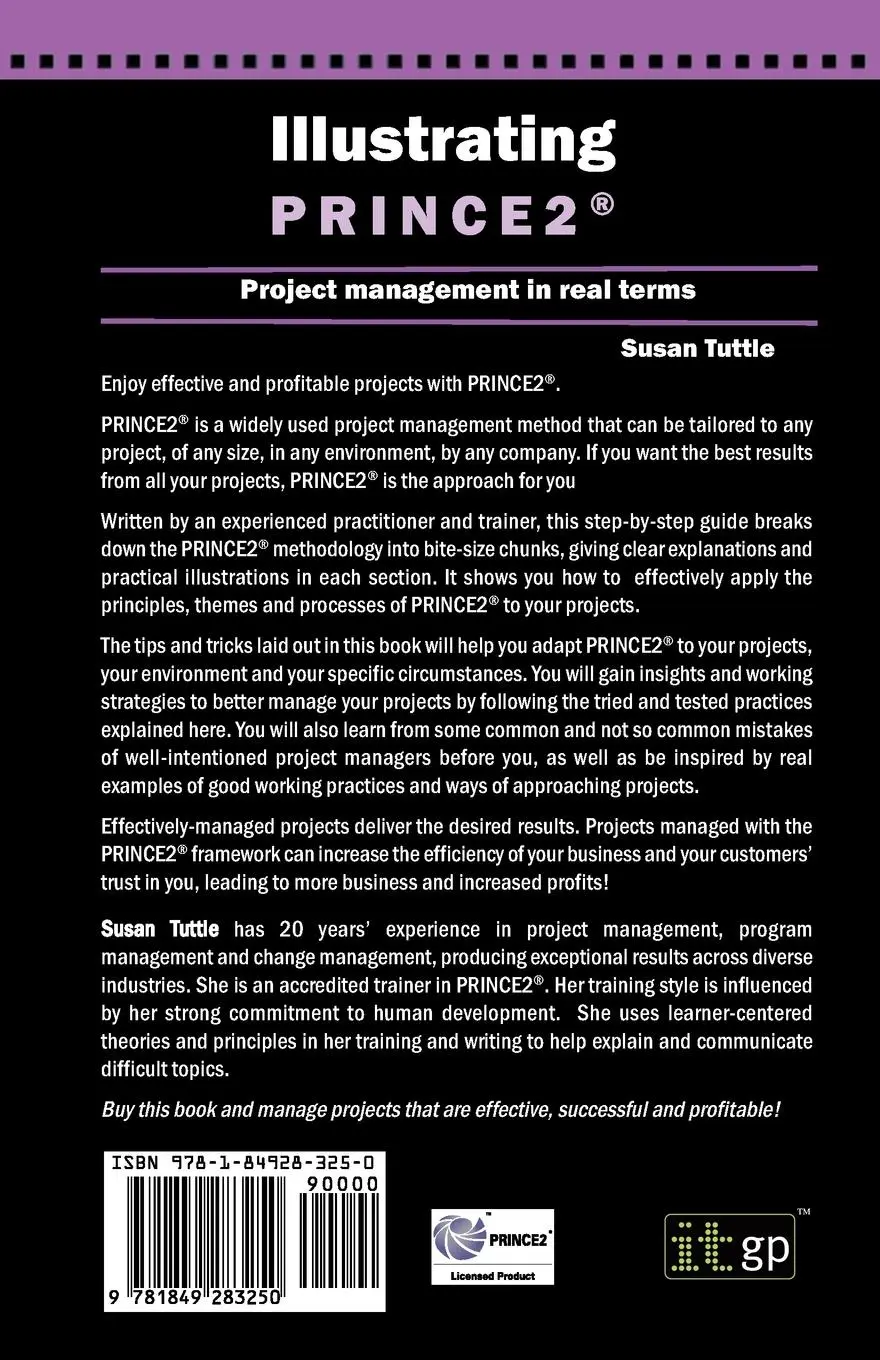 Rückseite: 9781849283250 | Illustrating Prince2 Project Management in Real Terms | Taschenbuch
