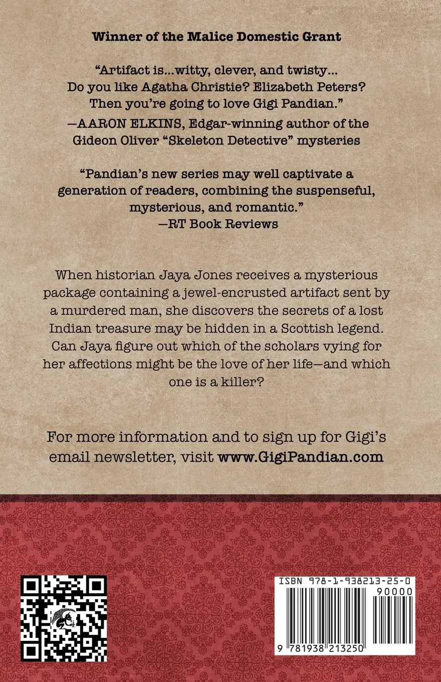 Rückseite: 9781938213250 | Artifact | Gigi Pandian | Taschenbuch | Englisch | 2023