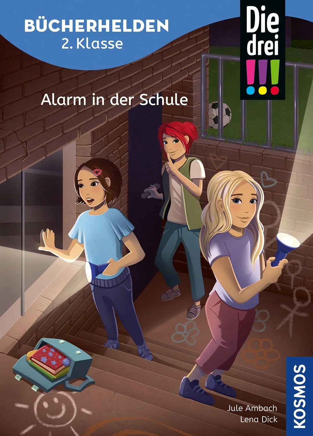 Cover: 9783440183250 | Die drei !!!, Bücherhelden 2. Klasse, Alarm in der Schule | Ambach